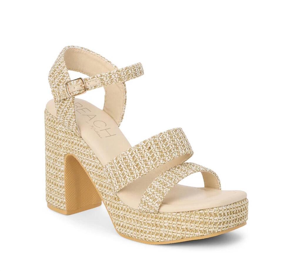 NEW MATISSE women's alessia sandals in beige